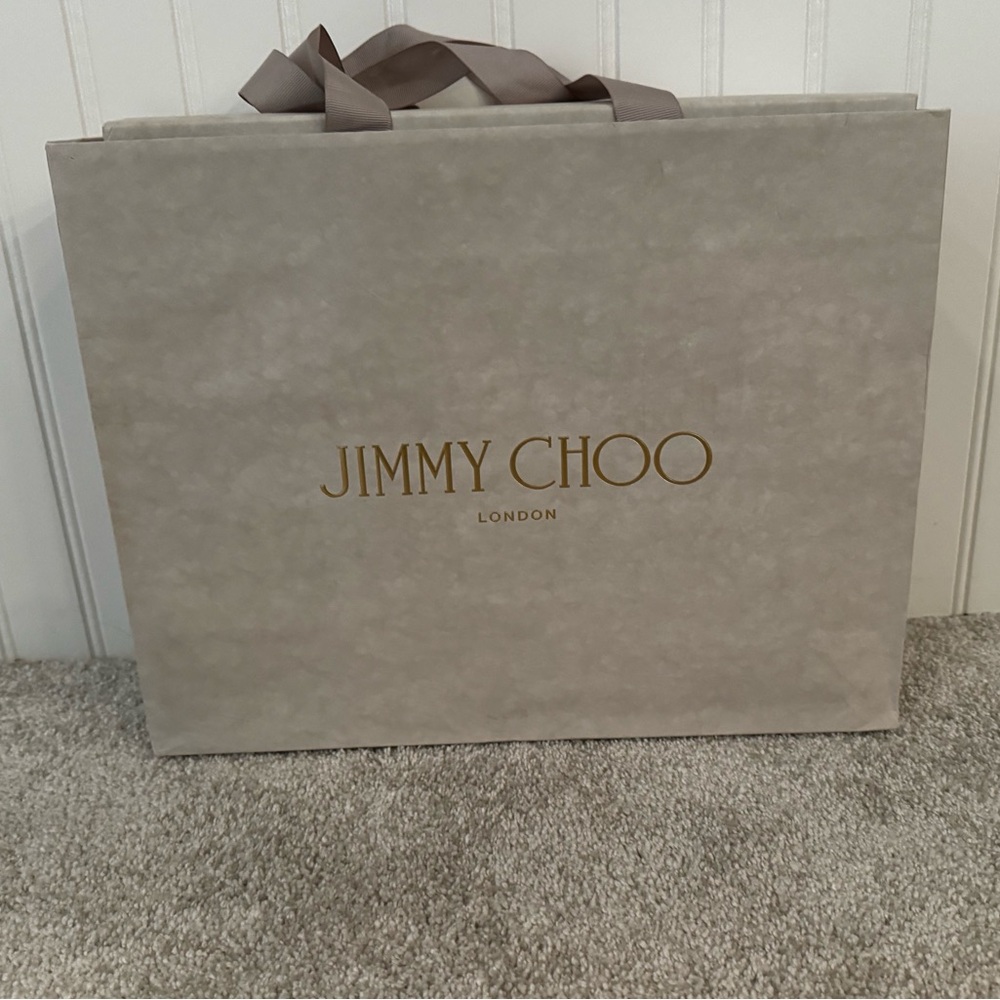 Jimmy Choo | Portia 120 | Powder Pink Glitter Mesh | 36 1/2 - Picture 10 of 11
